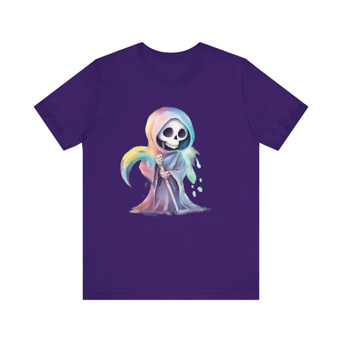 Cute Colorful Reaper - Short Sleeve Tee